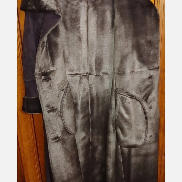 Calvin Klein Chocolate Trench Coat - Picture 6 of 9